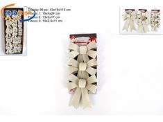 FIOCCHO IN VELLUTO BIANCO BEIGE