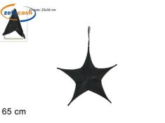 STELLA DA APPENDERE LAMINATA NERA CON ZIP