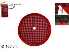 TAPPETO COPRIBASE ALBERO DI NATALE SCOZZESE