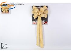 FIOCCO IN VELLUTO BEIGE GRANDE