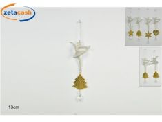 APPENDINO BALLERINA BIANCO CON PENDENTE