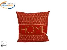 CUSCINO ARREDO IN VELLUTO ROSSO HOME