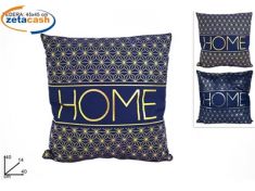 CUSCINO ARREDO BLU IN VELLUTO