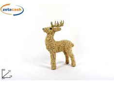 RENNA STILE CORDA CON GLITTER ORO H 30 CM