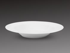 PIATTO FONDO BIANCO DIAM 21 CM