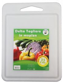 TAGLIERE BIANCO IN MOPLEN 35 X 25 CM.