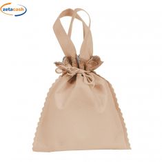BORSA TOFFY BEIGE 10 PEZZI CON MANICI