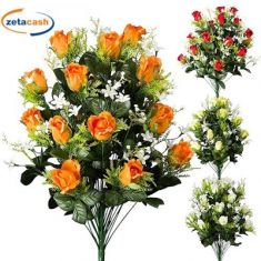 MAZZO XXL 36 BOCCIOLI ROSA H68CM ASS