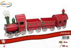 TRENINO NATALIZIO IN METALLO