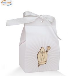 CONF 10 SCATOLINE CRESIMA BIANCHE RADIALE APPLICAZIONE LEGNO