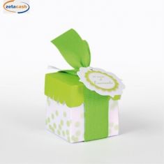 CONF 10 SCATOLINE LIGHT POIS VERDE QUADRATA 5X5X5.5CM