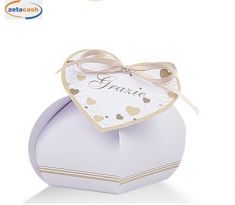 CONF 10 SCATOLINE LOVE GRAZIE CUORE H8X5X5CM