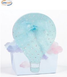 SCATOLINE MONGOLFIERA TIFFANY H6X4X9CM 10 PEZZI