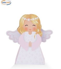 SCATOLINE ANGELO ROSA FIORELLINI H10X4X6CM 10 PEZZI