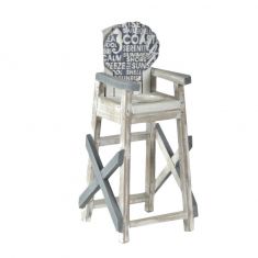 PORTA TEALIGHT SU SEDIA BAGNINO SEA SIDE