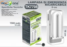 LAMPADA MULTIFUNZIONE A LED