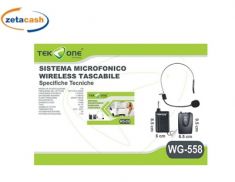 SISTEMA MICROFONICO WIRELESS TASCABILE