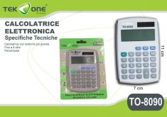 CALCOLATRICE ELETTRONICA A RICARICA SOLARE