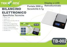 BILANCINO ELETTRONICO 2000 GR CON DISPLAY LCD
