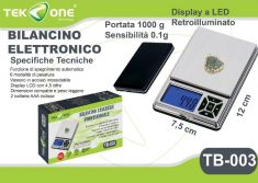 BILANCINO TASCABILE PROFESSIONALE 80 X 68 CM