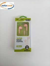 CUFFIE ROSE STEREO CON MICROFONO E CAVO JACK 120 cm