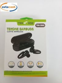 CUFFIE WIRELESS SPORT ERGONOMICHE NERE