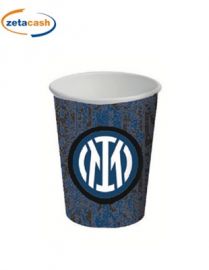 BICCHIERI IN CARTA INTER 8 PEZZI 266 ML