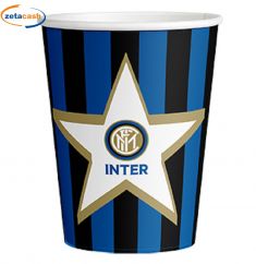 BICCHIERI IN CARTA INTER 8 PEZZI