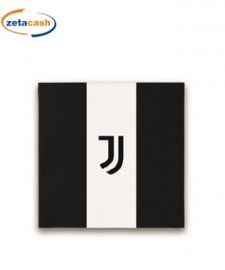 TOVAGLIOLO IN CARTA JUVENTUS 20 PEZZI 33 X 33 CM