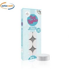 TEALIGHT 10PZ BIANCO NON PROFUMATE