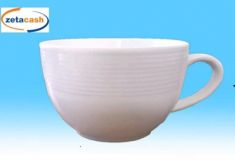 TAZZA IN MELAMINA BIANCA D10XH13 CM