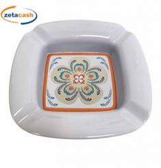 POSACENERE IN MELAMINA LINEA SUMMER CM 13 X 13 XH 4