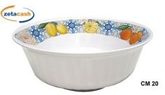 INSALATIERA COSTOLATA MELAMINA MEDITERRANEAN D 20 CM