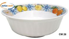 INSALATIERA COSTOLATA MELAMINA MEDITERRANEAN D 26 CM