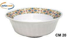 INSALATIERA COSTOLATA MELAMINA CALTAGIRONE D 20 CM