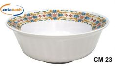 INSALATIERA COSTOLATA MELAMINA CALTAGIRONE D 23 CM