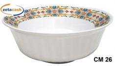 INSALATIERA COSTOLATA MELAMINA CALTAGIRONE D 26 CM