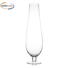 VASO JULIO IN VETRO TRSPARENTE DIAM 28 X H 90 CM
