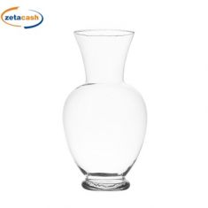 VASO EDEN IN VETRO TRASPARENTE DIAM 20 X H 37 CM