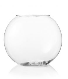 SFERA EDEN IN VETRO TRASPARENTE DIAMETRO 35 CM