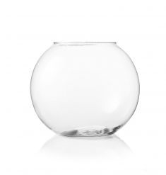 SFERA TRASPARENTE IN VETRO DIAM 20 CM