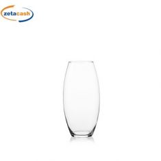 VASO AMARILLYS IN VETRO TRASPARENTE DIAM 18 X H 37 CM