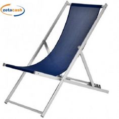 SDRAIO SPIAGGIA CON STRUTTURA ALLUMINIO E TELO BLU