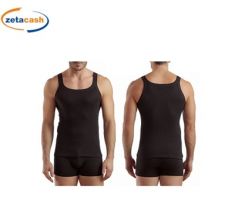 CANOTTA UOMO COVERI NERO TAGLIA 4/M