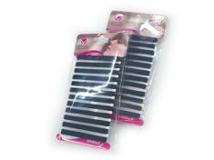 ELASTICO 12 PEZZI PER CAPELLI NERO