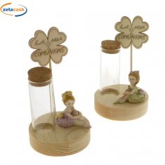 BOMBONIERA PRIMA COMUNIONE BIMBA IN LEGNO