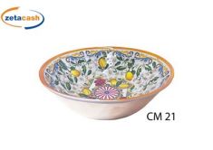 INSALATIERA MELAMINA DECORO CARRETTO SICILIANO H7 D21,5CM