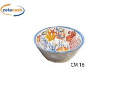 CIOTOLA TONDA IN MELAMINA DECORO MARE