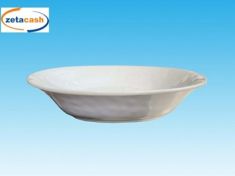 PIATTO FONDO IN MELAMINA BIANCO MARTELLATO