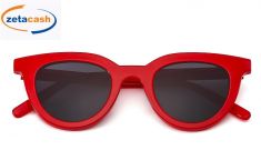OCCHIALI DA SOLE A PUNTA ROSSI